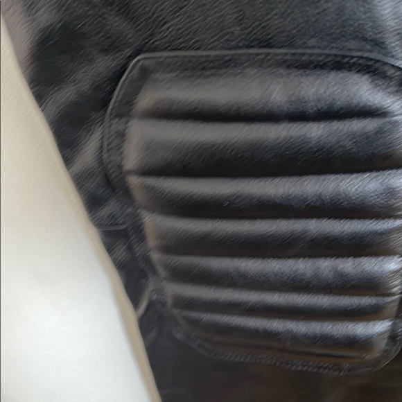 MOTORCYCLE  men’s riding black genuine leather pants Polaris biker - Picture 4 of 11